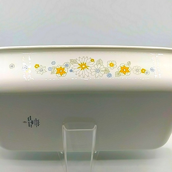 Corning Ware Roaster Pan “Floral Bouquet” Vintage. P-76-B. Made in USA. 17x 11” - Picture 5 of 14